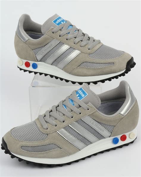 grey adidas la trainer